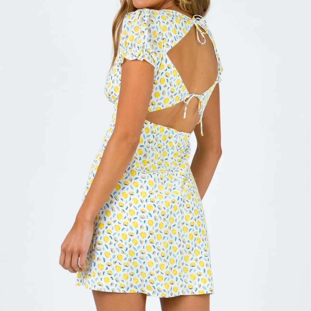 Princess Polly | Kasey Mini Dress, Lemons, Size 6